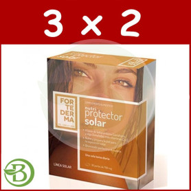 Pack 3x2 Nutriprotector Solar Fortederma 30 Perlas Herbora