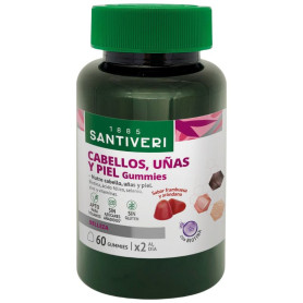 Gummies Cheveux, Ongles et Peau 60 Gummies Santiveri