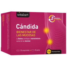 Vitalart Candida 30 Comprimés + 30 Perles Vitalart