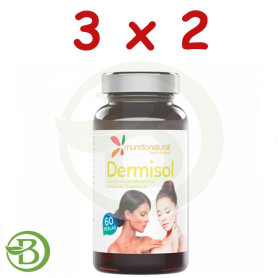 Pack 3x2 Dermisol 60 Perlas Mundo Natural