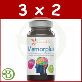 Pack 3x2 Memorplus 60 Cápsulas Mundo Natural