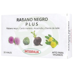Radis noir Plus 20 flacons Integralia