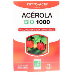 Acérola Bio 1000 24 comprimés phytoactifs