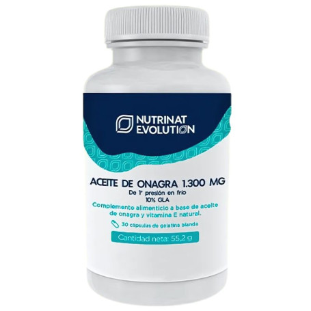 Huile d&#39;onagre 1300 mg 30 gélules Nutrinat Evolution