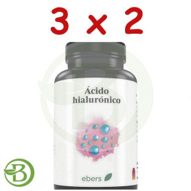Pack 3x2 Ácido Hialuronico 50Mg 60 Comprimidos Ebers