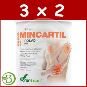 Pack 3x2 Mincartil Reforzado Polvo 300Gr Soria Natural