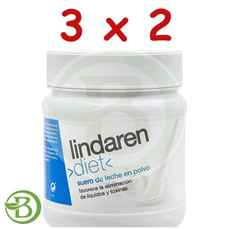 Pack 3x2 Suero de Leche Neutro 500Gr. Lindaren Diet