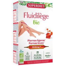 Fluidilège Bio 20 Ampoules Superdiet