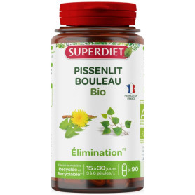 Pissenlit et Bouleau Bio 90 Gélules Superdiet