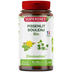 Pissenlit et Bouleau Bio 90 Gélules Superdiet