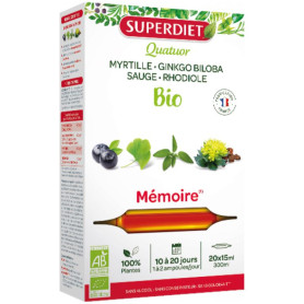 Bio Memory Quartet 20 Ampoules Superdiet