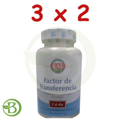 Pack 3x2 Facteur de Transfert 60 Gélules KAL