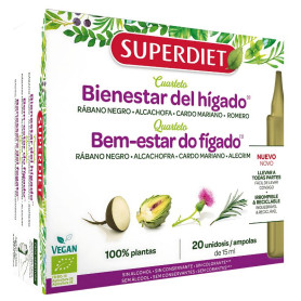 Quatuor Bien-être du Foie (Digest) Bio 20 Ampoules Superdiet