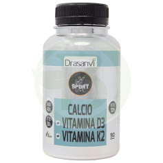 Calcium Vitamine D3+K2 90 Comprimés Sport Live Drasanvi