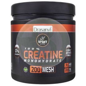 Créatine Monohydrate 200 Mesh 300G Sport Live Drasanvi