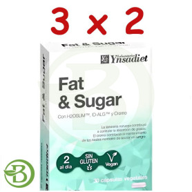 Pack 3x2 Fat & Sugar 30 Cápsulas Ynsadiet