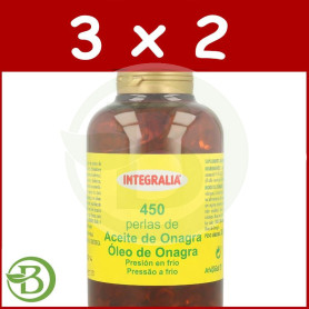 Pack 3x2 Aceite De Onagra 450 Perlas Integralia