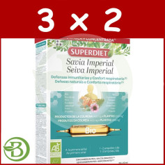 Pack 3x2 Savia Imperial Bio 20 Ampoules Superdiet
