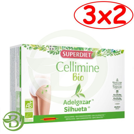Pack 3x2 Cellimine Bio 20 Ampollas Superdiet
