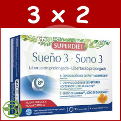 Pack 3x2 Sueño 3 Liberación Prolongada 30 Comprimidos Superdiet
