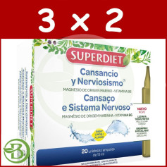 Magnesio Marino + Vitamina B6 20 Ampollas Superdiet