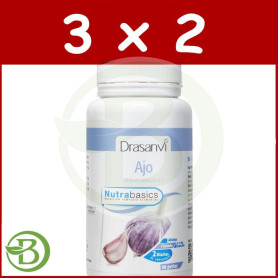 Pack 3x2 Ajo Macerado 1.000Mg. 48 Perlas Drasanvi
