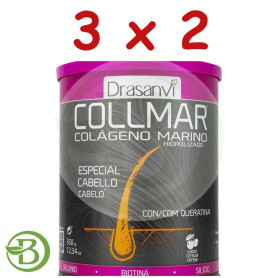Pack 3x2 Collmar Colágeno Marino Especial Cabello 275Gr. Drasanvi