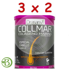 Pack 3x2 Collmar Marine Collagène Spécial Cheveux 275Gr. Drasanvi