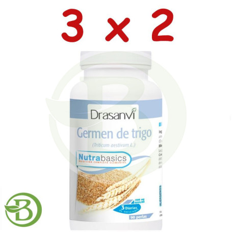 Pack 3x2 Germen De Trigo 500Mg. 90 Perlas Drasanvi