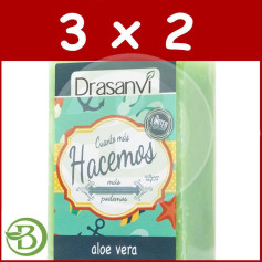 Pack 3x2 Savon Aloe Vera 100Gr. Drasanvi