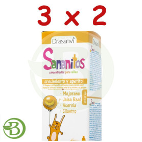 Pack 3x2 Sananitos Apetito 150Ml. Drasanvi