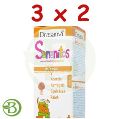 Pack 3x2 Sananitos Défenses 150Ml. Drasanvi