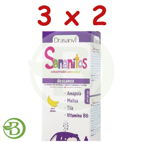 Pack 3x2 Sananitos Descanso 150Ml. Drasanvi