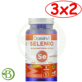 Pack 3x2 Seleniometionina 90 Comprimidos Drasanvi