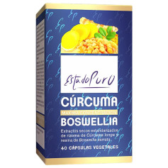 Curcuma et Boswellia 40 gélules végétales à l&#39;état pur