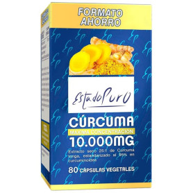 Curcuma 10 000 mg, 80 gélules végétales, état pur