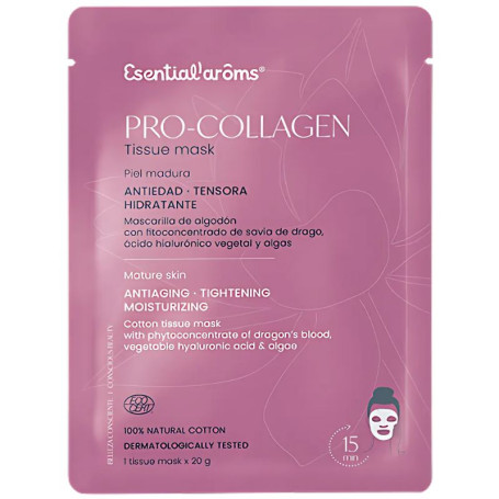 Masque tissu anti-âge pro-collagène 12 unités Esential Aroms