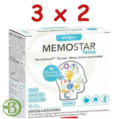 Pack 3x2 Memostar Focus 30 Enveloppes Intersa