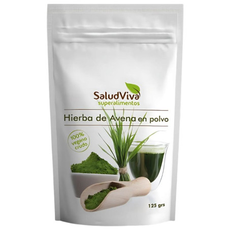 Poudre d&#39;herbe d&#39;avoine écologique 125 g Salud Viva