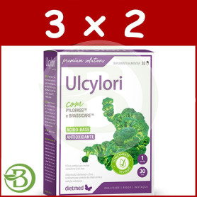 Pack 3x2 Ulcylori 30 cápsulas Dietmed