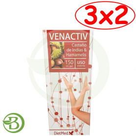 Pack 3x2 Venactiv Gel Piernas 150Ml. Dietmed