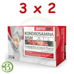 Pack 3x2 Kondrosamina Rapid 30 Ampollas Dietmed