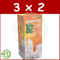 Pack 3x2 Propotuss Au Sirop de Propolis et d&#39;Eucalyptus 250Ml. Dietmed