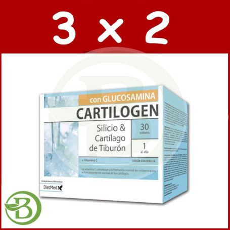Pack 3x2 Cartilogen 30 Sobres Dietmed