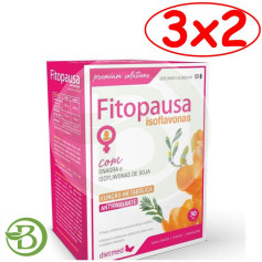 Pack 3x2 Fitopausa Con Isoflavonas de Soja 60 Cápsulas Dietmed