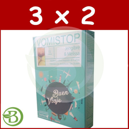 Pack 3x2 Vomistop 15 Cápsulas Dietmed