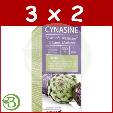 Pack 3x2 Cynasine Detox 500Ml. Dietmed