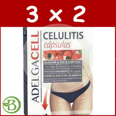 Pack 3x2 Adelgacell 40 gélules Dietmed