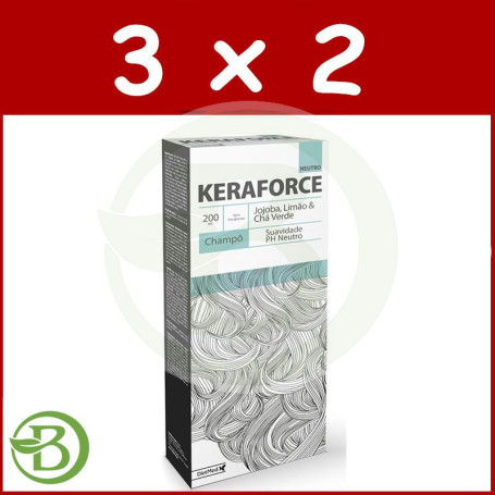 Pack 3x2 Keraforce Neutro 200Ml. Dietmed