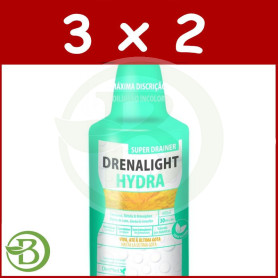 Pack 3x2 Drenalight Hydra (Super Drainer) 600Ml. Dietmed